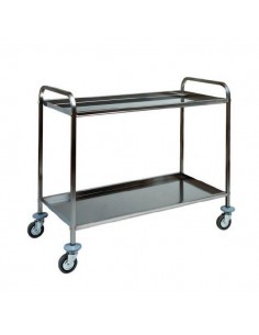 Carrello Servizio Inox Portata Max 80 kg - cm 111x57x96h - Mod. CA1383