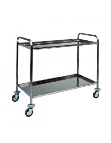 Carrello Servizio Inox Portata Max 80 Kg - CA1383 Carrello Servizio Inox Portata Max 80 Kg - CA1383