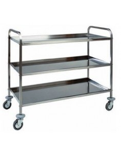 Carrello di Servizio Struttura Inox 3 Ripiani - CA1385