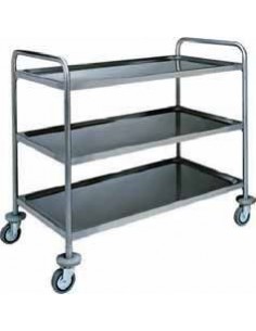 Carrello di Servizio Inox 3 Piani Dimensione - CA1411