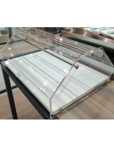 Vetrina Neutra Piano Legno Bianco 50x35x21h cm - VL4748B