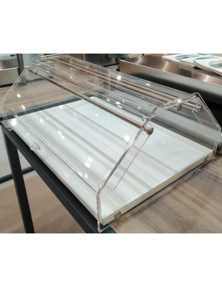 Vetrina Neutra Piano Legno Bianco 50x35x21h cm - VL4748B