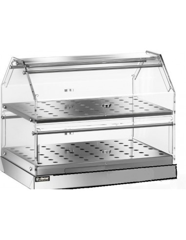 Vetrina Neutra da Banco - 2 Piani - Dim: 50x35x36h cm - VBN4752