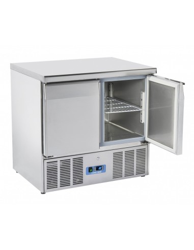 Saladette Refrigerata GN1/1 - 2 Porte - Top Inox - CRX90A