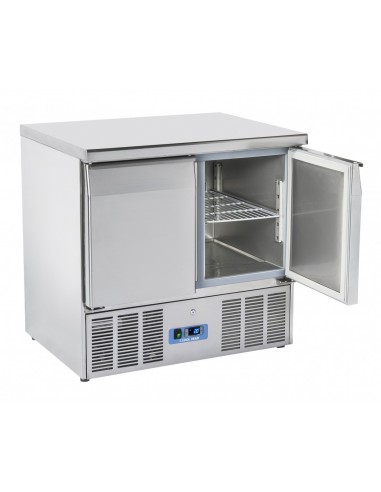 Saladette Refrigerata per Gastronorm - 2 Porte Top Inox - CRX90A