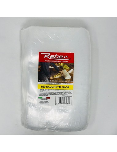 Buste Goffrate Sottovuoto 105 Micron Dimensione 20x30 cm 300Pz