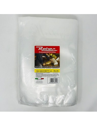 Sacchetti Goffrati Reber Sottovuoto - 300 pz - 25x35 cm - 6724N