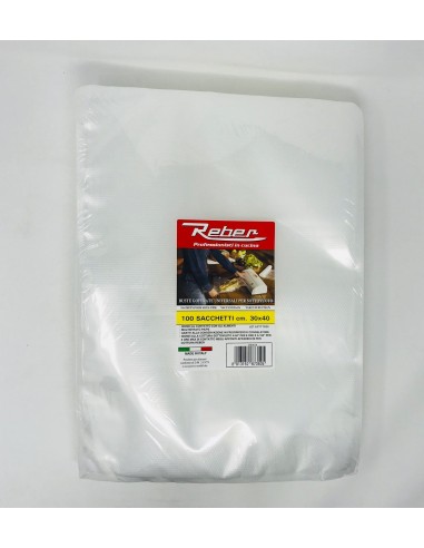 Buste Goffrate Sottovuoto 105 Micron Dimensione 30x40 cm 200Pz