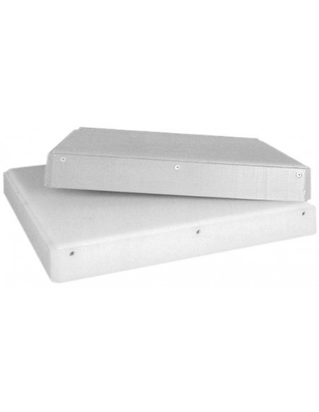 Copriceppo Bianco - Dim: 60x60x25H cm - KCP2504