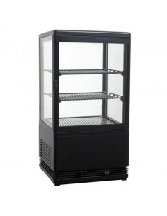 Vetrina Frigo Verticale Colore Nero VRN58 Ventilata 2 Ripiani