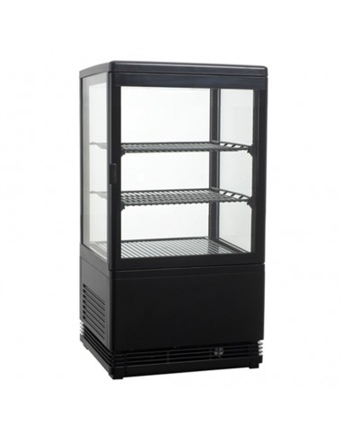 Vetrina Frigo Verticale Colore Nero VRN58 Ventilata 2 Ripiani