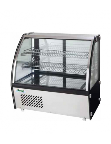 Vetrina Refrigerata da Banco - Vetro Curvo - G-VPR100