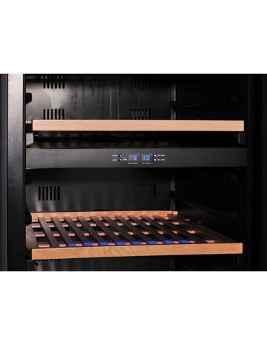 Frigo per Vino Verticale da Incasso Porta Vetro Temperato - CW400