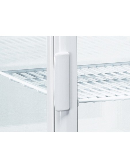 Vetrina Refrigerata da Banco Bianca 4 Lati Vetro 58 Lt - RC58W