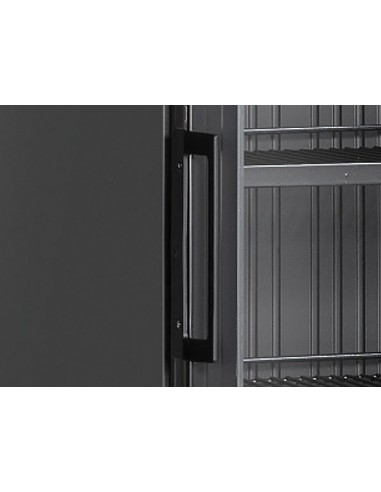 Frigorifero Bibite Nero con Porta Vetro 350 Lt - TKG390CB