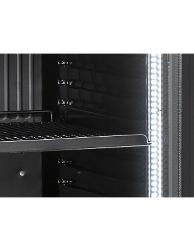 Frigorifero Bibite Nero con Porta Vetro 350 Lt - TKG390CB