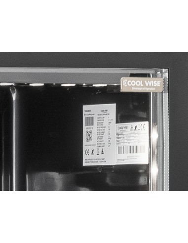 Frigorifero Bevande Verticale Nero Led Giallo - 372 Lt - TKG408CB