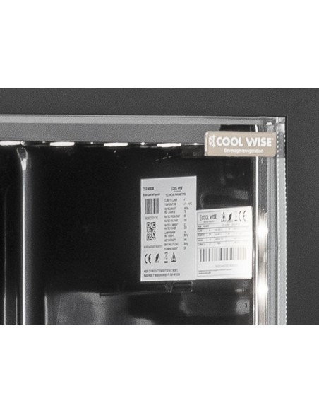 Frigorifero Bevande Verticale Nero Led Giallo - 372 Lt - TKG408CB