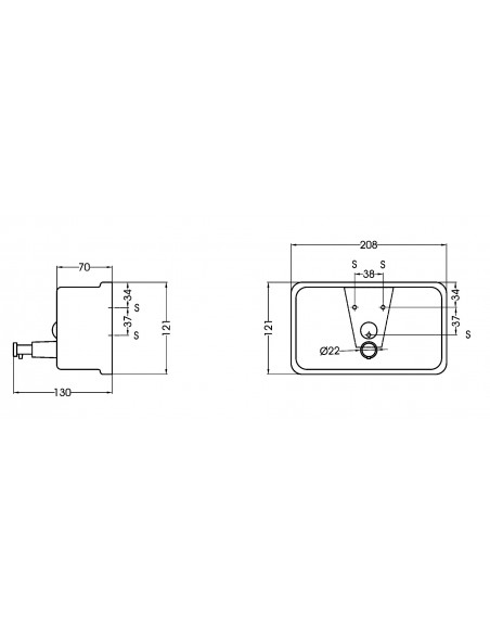 Dispenser Sapone Liquido con Pulsante Inox Satinato 1,1 lt - DJ0112CS