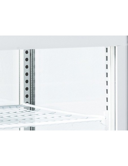 Vetrina Refrigerata Verticale Bianca 4 Lati - Capacità 235 Lt - RC235