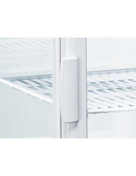 Vetrina Refrigerata Verticale Bianca 4 Lati - Capacità 235 Lt - RC235
