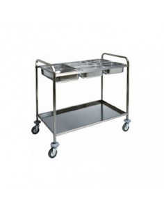 Carrello Porta Bacinelle per 3 x GN 1/1 - CA1387