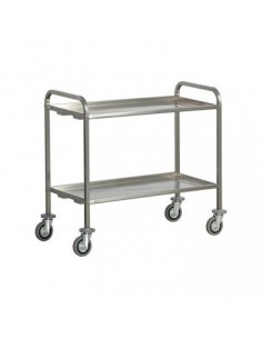Carrello Inox per Materiale Pesante 2 Ripiani - CA1392P