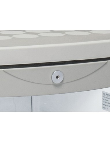 Frigorifero per Bibite Bianco con Serratura - RCF85
