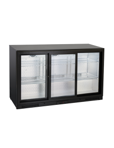 Frigorifero Retro Banco 3 Porte Scorrevoli Vetro Altezza 86cm