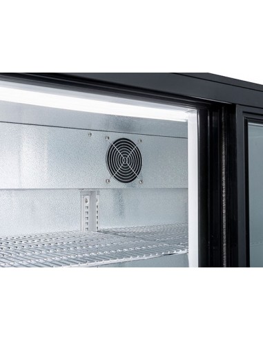 Frigorifero Retro Banco 3 Porte Scorrevoli Vetro Altezza 86cm