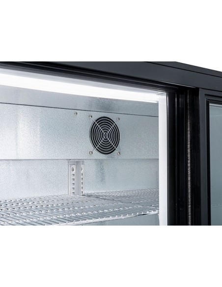 Frigorifero Retro Banco 3 Porte Scorrevoli Vetro Altezza 86cm