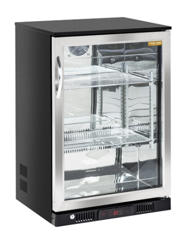Frigorifero Bevande Retro Banco - 1 Porta Battente Inox - BBA148