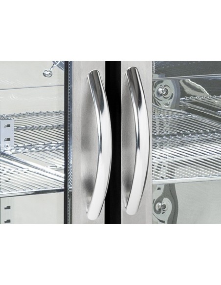 Frigorifero Bibite Retro Banco BBA348 3 Porte Battenti Inox