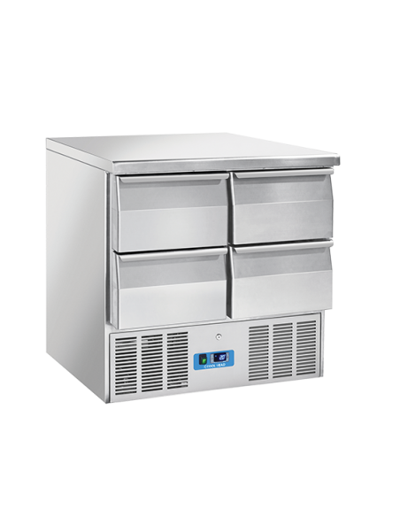 Saladette Refrigerata GN 1/1 - Top Inox - 4 Cassetti 1/2 - CRD94A