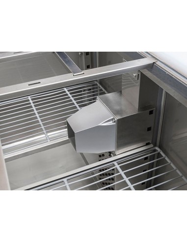 Saladette Refrigerata GN 1/1 Top Inox Apribile 3 Porte - CR93A