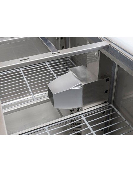 Saladette Refrigerata GN 1/1 Top Inox Apribile 3 Porte - CR93A