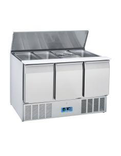 Saladette Refrigerata GN 1/1 Top Inox Apribile 3 Porte - CR93A