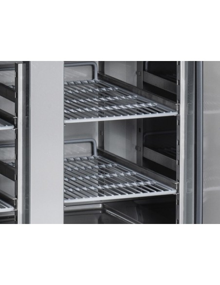 Banco Refrigerato Acciaio GN 2 Porte Vetro - QRG2100