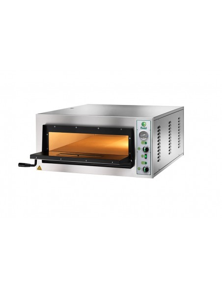 Forno Pizza Elettrico Inox - Piano Cottura Refrattario - FME6