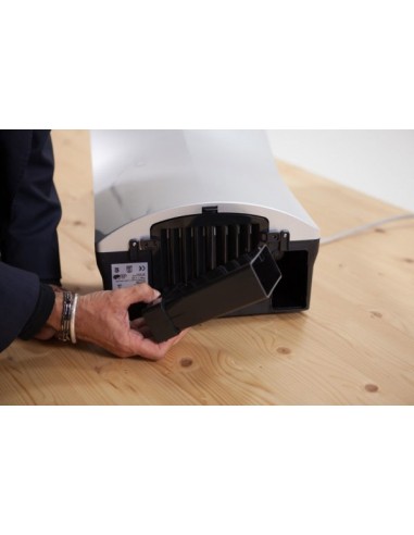 Asciugamani Elettrico Verticale con Sensore - Abs Nero - M14AB