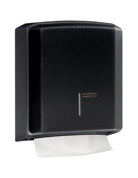 Dispenser Carta Mani - Salviette Piegate - Acciaio Nero - DT2106B