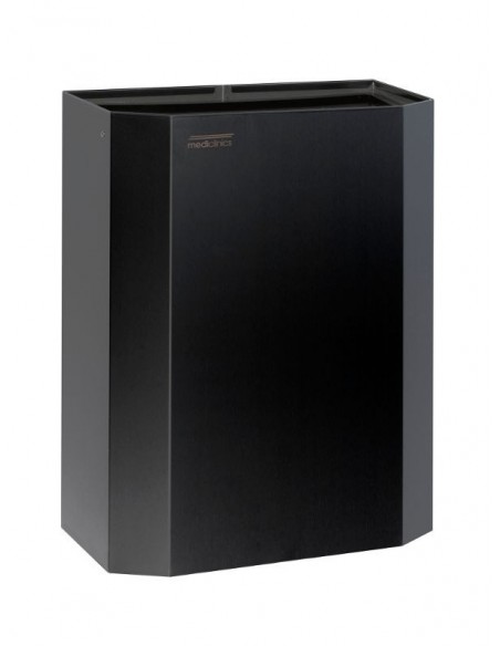 Cestino Rettangolare - 25 Lt - Acciaio Nero - PPA2279B