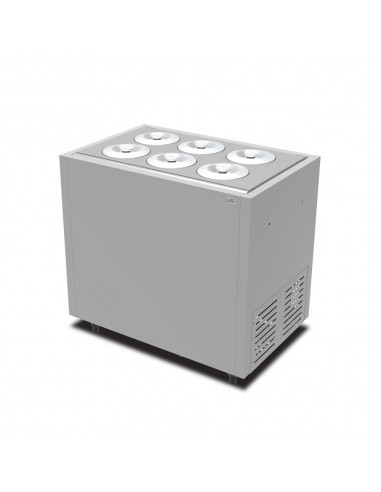 Banco Gelato Capacità 6 Carapine e Riserva Dimensione 1020x679x961h