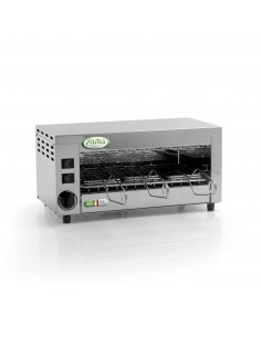 Tostiera Acciaio Inox con 2 Pinze Timer - Potenza 1200 W - Q4