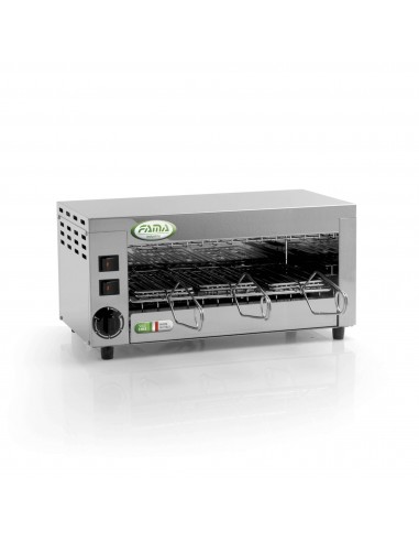 Tostapane QA in Acciaio Inox con 2 Pinze Potenza 1200W