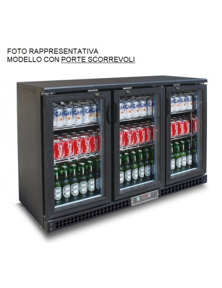 Frigorifero Bibite Orizzontale 3 Porte Scorrevoli - PUB315PS