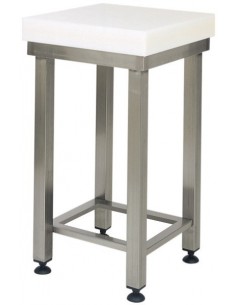 Ceppo Polietilene con Sgabello Dimensioni cm 60x60x88h CCP8003