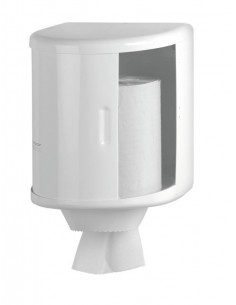 Dispenser Carta Mani Rotolo Industriale Acciaio Bianco - DT0303