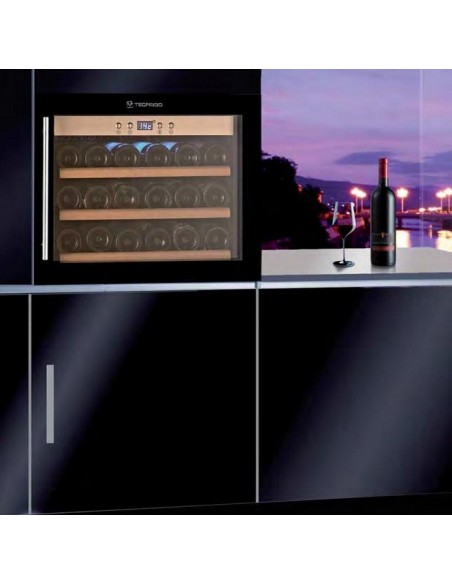 Cantinetta Vino da Incasso Porta Vetro 3 Griglie Legno SOMMELIER18