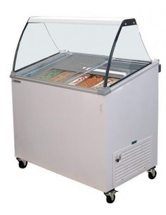 Vetrina Gelato PRIMERA5 Capacità 5 Vaschette per Gelato Mantecato